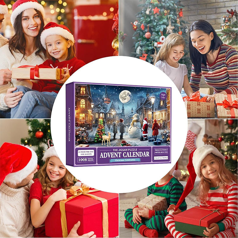 Frendorf | Weihnachts-Puzzle-Adventskalender-Blindbox 24 Teile