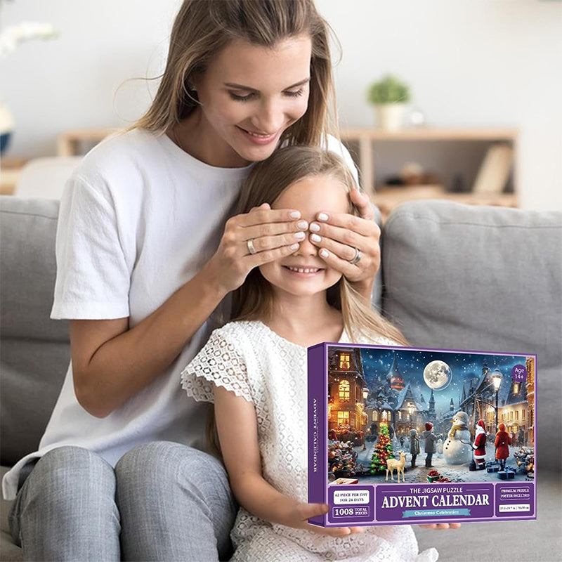 Frendorf | Weihnachts-Puzzle-Adventskalender-Blindbox 24 Teile