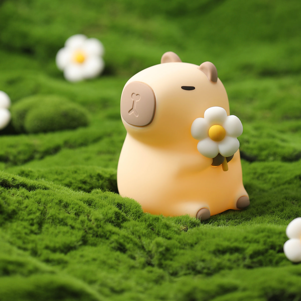 Frendorf | CappyGlow 2024 Capybara Silikon Nachttischlampe | Squishy & Kinderfreundlich | Perfektes Geschenk für Kinder und Mädchen