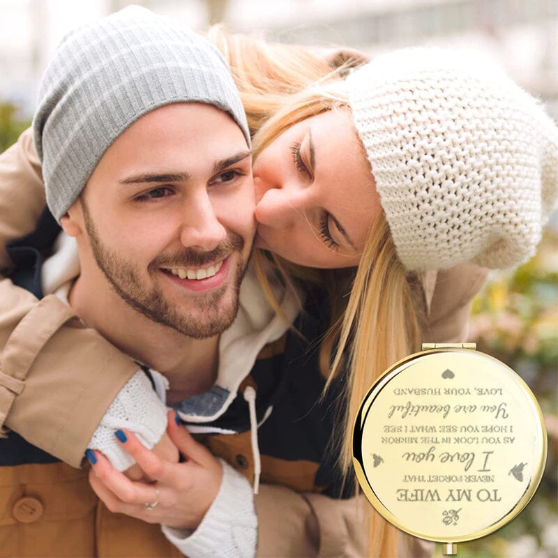 Frendorf | Ich liebe dich kompakter Spiegel