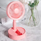 Mini faltbare teleskopische Telefonhalter Ventilator