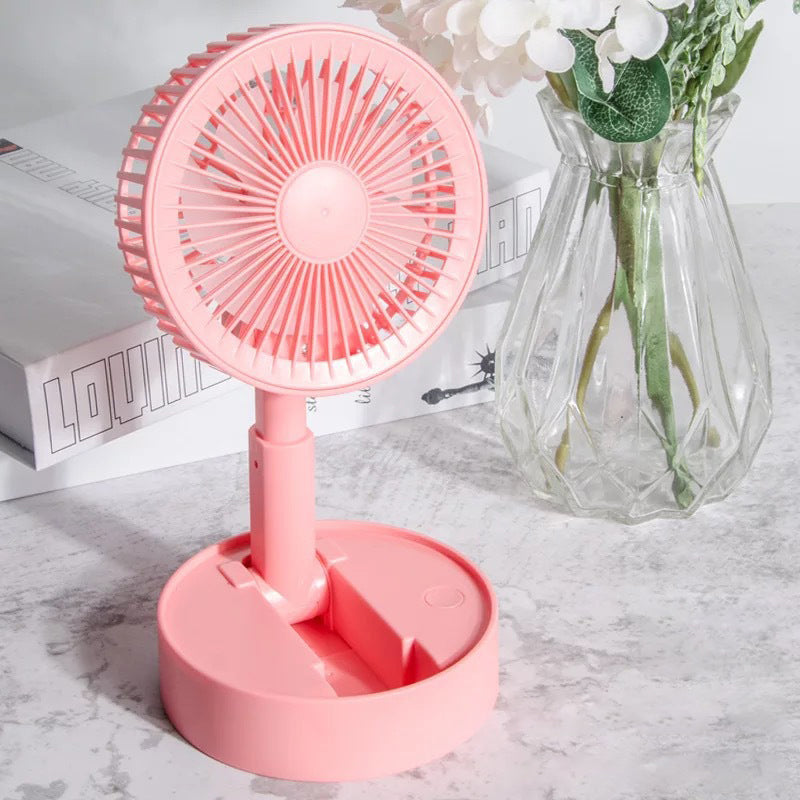 Mini faltbare teleskopische Telefonhalter Ventilator