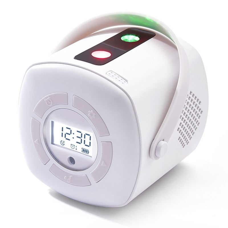 Frendorf | 2-in-1 Sternen-Galaxie-Projektor mit Wecker, für Zuhause/Auto Planetarium