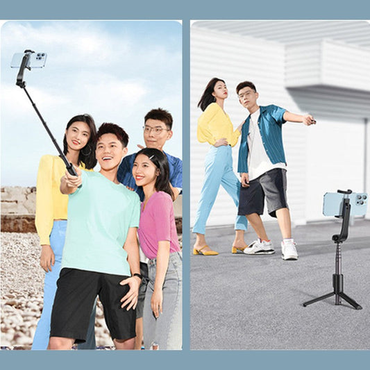 Frendorf | 3-in-1 tragbarer Bluetooth Selfie-Stick Stativ mit kabferner Fernbedienung, für Party, Reisen, Urlaub