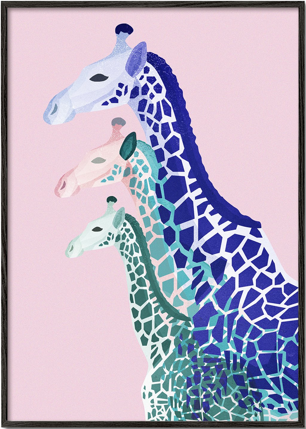 Giraffen in Pink