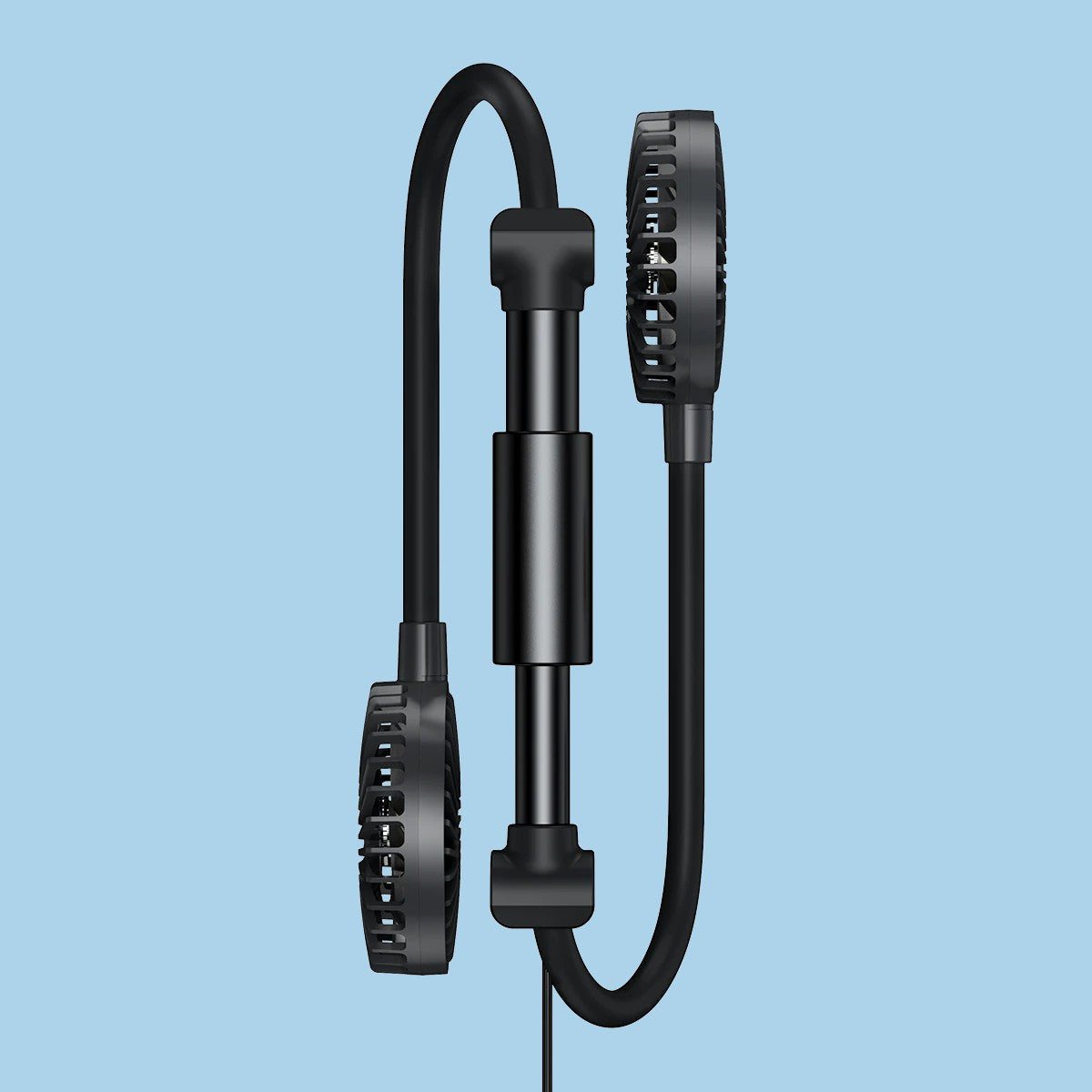 Frendorf | Auto Kopfstützen Kühler Lüfter, mit 2-Geschwindigkeits-, 360° drehbarem Design & 1,5 m USB-Kabel, für Vorder- & Rücksitze