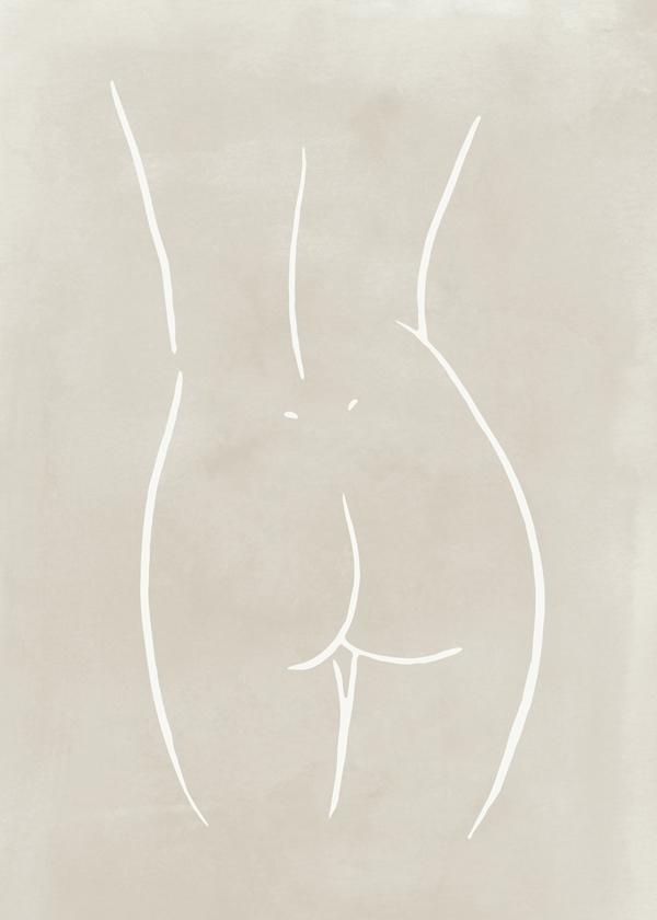 Body Sketch N 1 Sandgrau