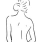 Body Sketch N 3 Schwarz & Weiß