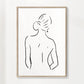 Body Sketch N 3 Schwarz & Weiß