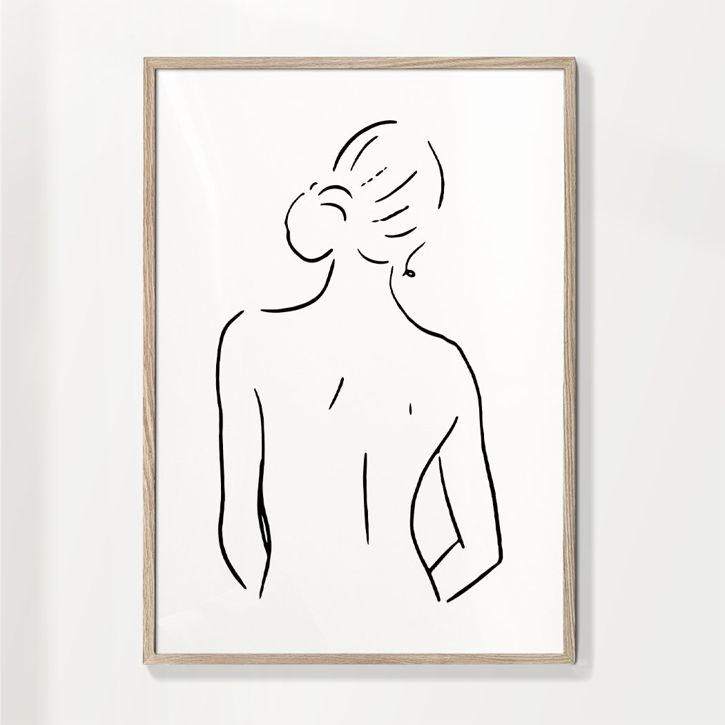 Body Sketch N 3 Schwarz & Weiß