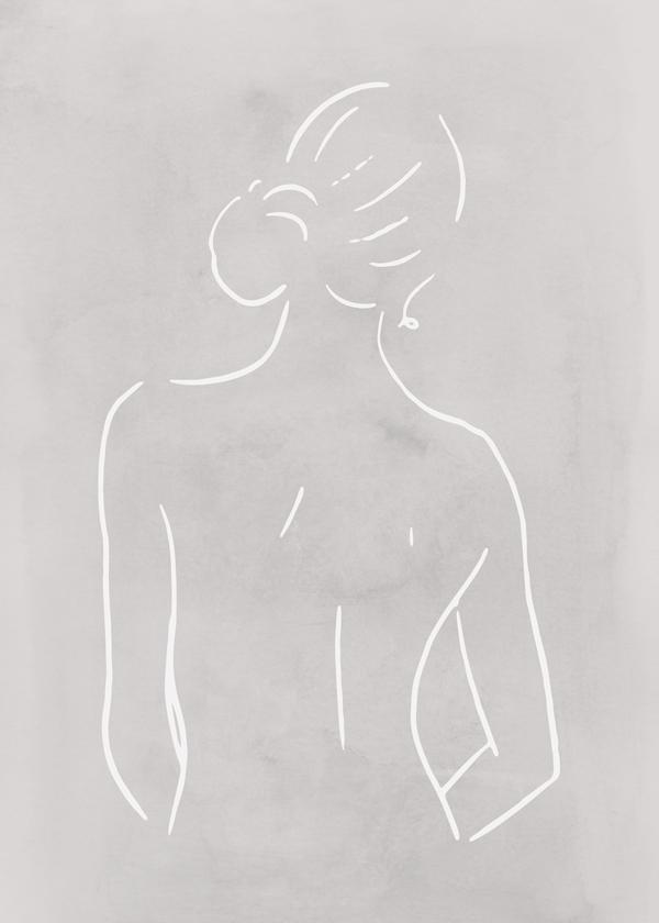 Body Sketch N 3 Hellgrau