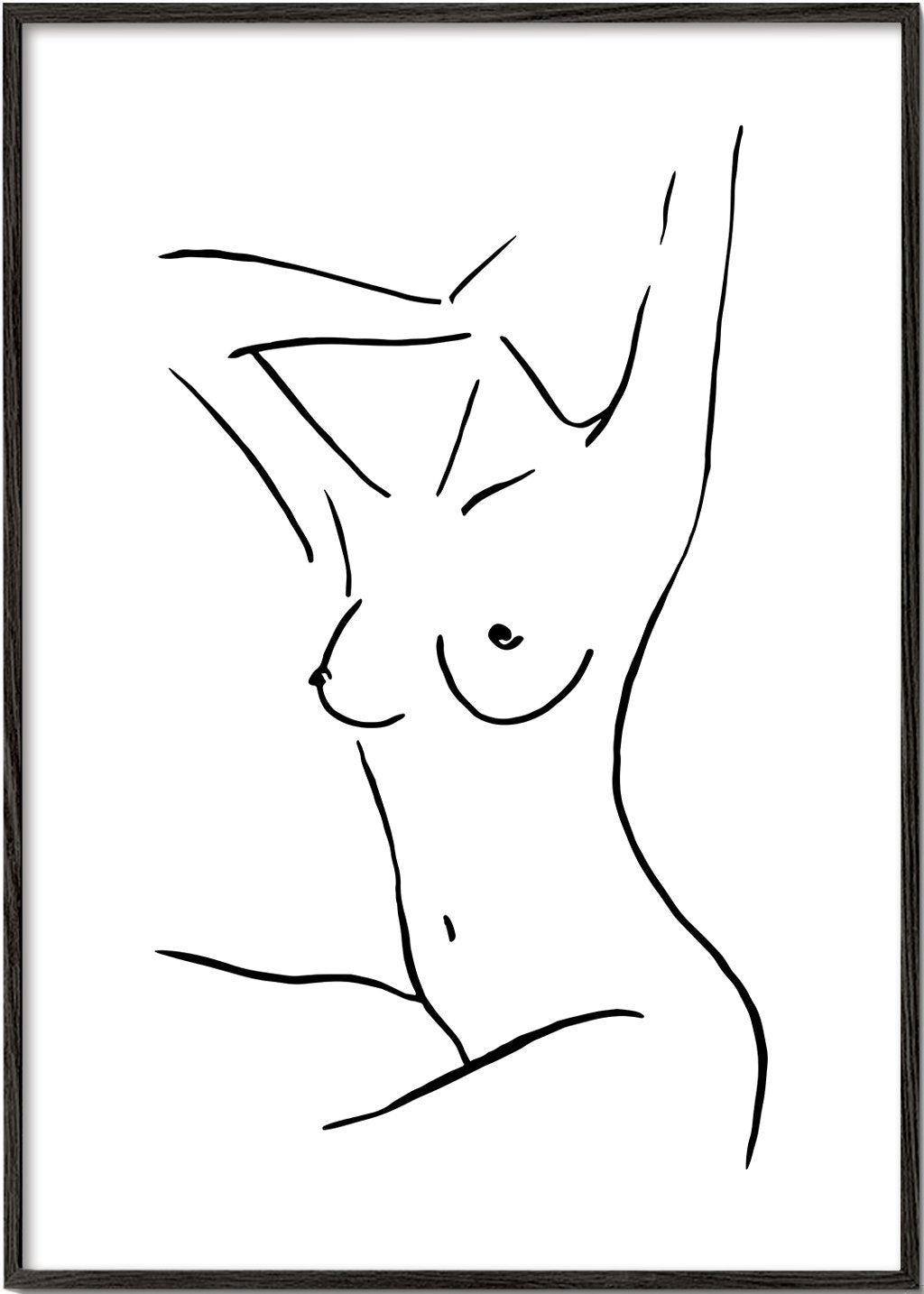 Body Sketch N 4 Schwarz & Weiß