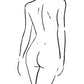 Body Sketch N 7 Schwarz & Weiß