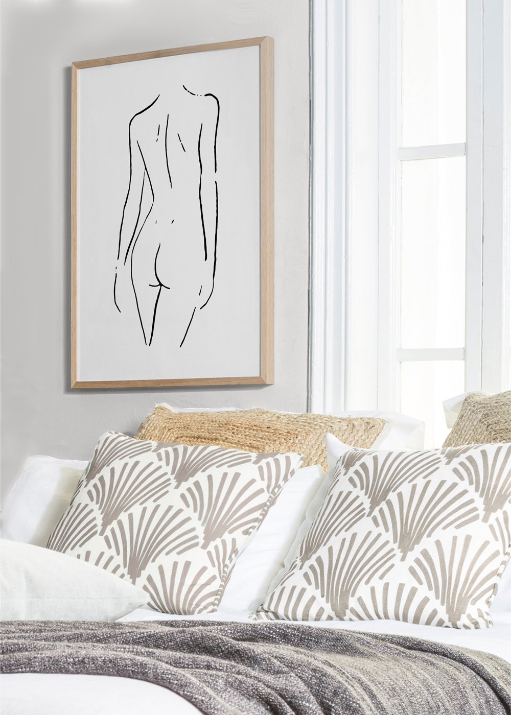Body Sketch N 7 Schwarz & Weiß