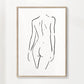 Body Sketch N 7 Schwarz & Weiß