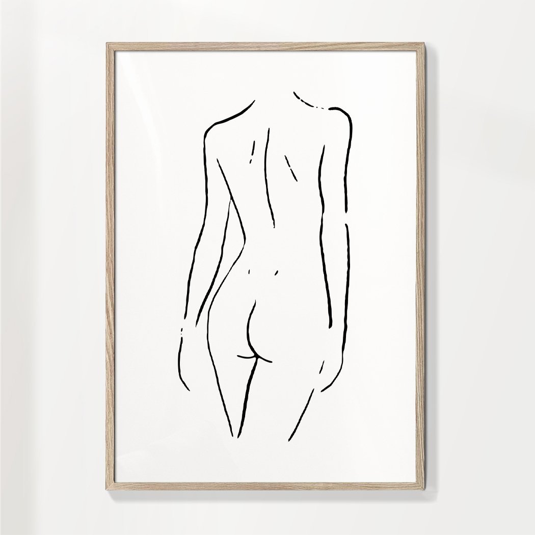 Body Sketch N 7 Schwarz & Weiß