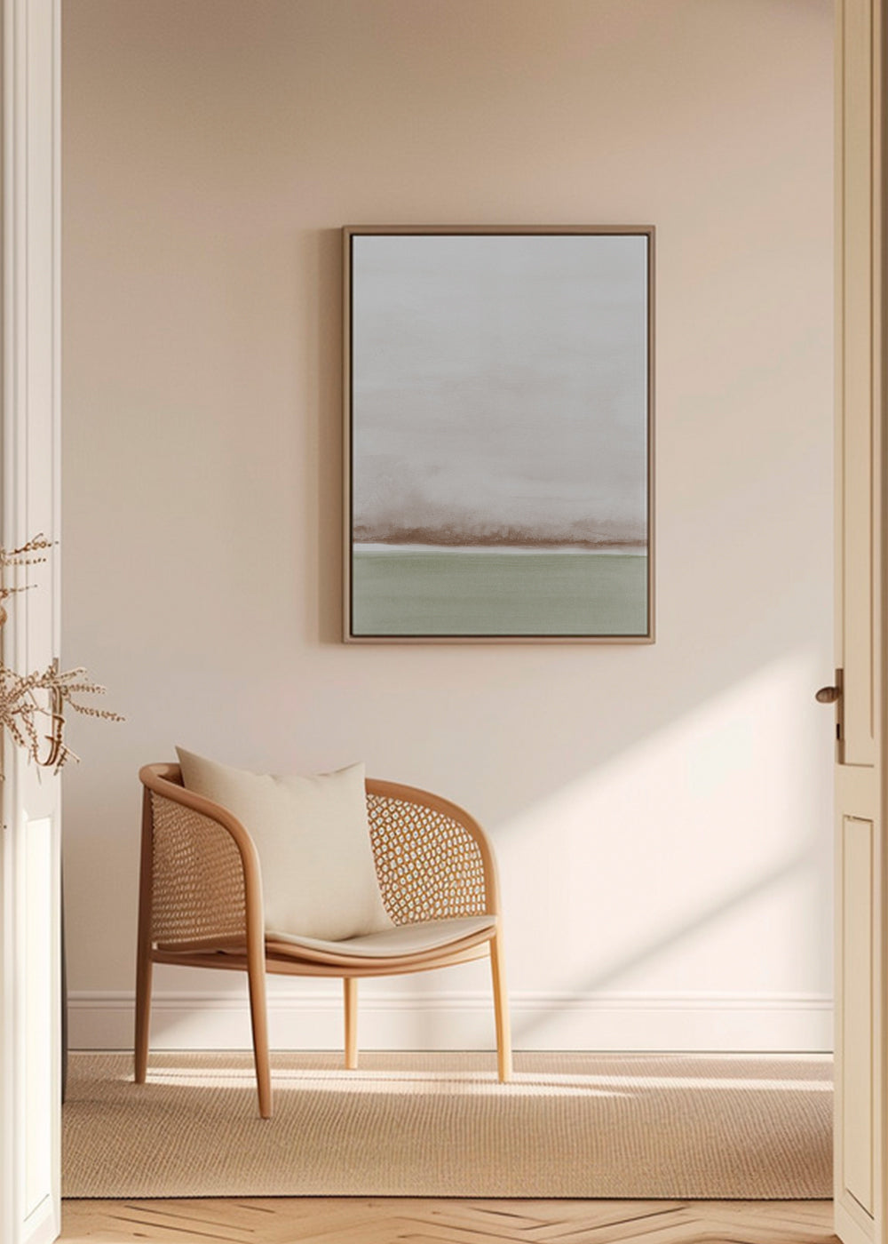Frendorf | Leinwand Aquarell Landschaft N 24