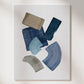 Frendorf | Leinwand Blau & Braun Farbblocke