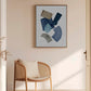 Frendorf | Leinwand Blau & Braun Farbblocke