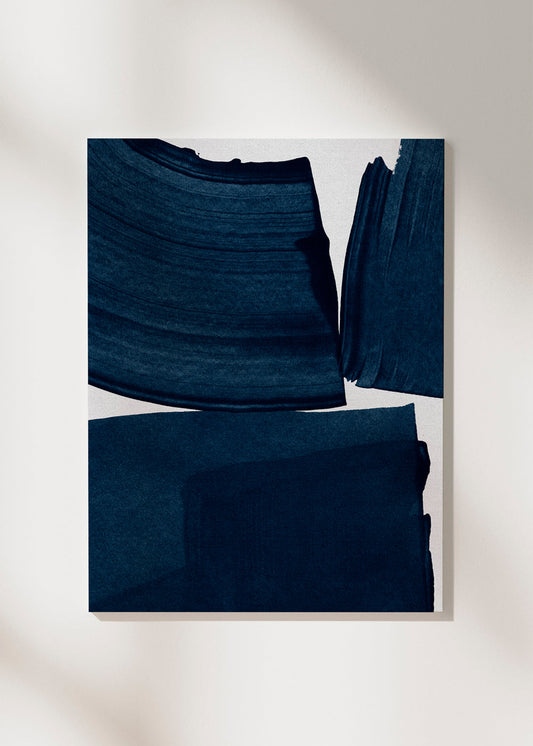 Frendorf | Leinwand Minimalistische Malerei Blau I