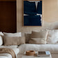 Frendorf | Leinwand Minimalistische Malerei Blau I
