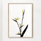Blumen Minimal Schwarz und Gold 05