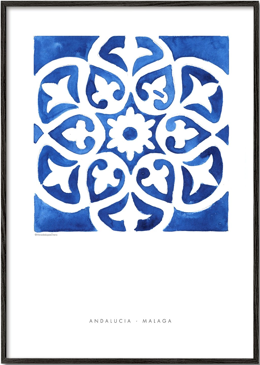 Fliese Malaga blau