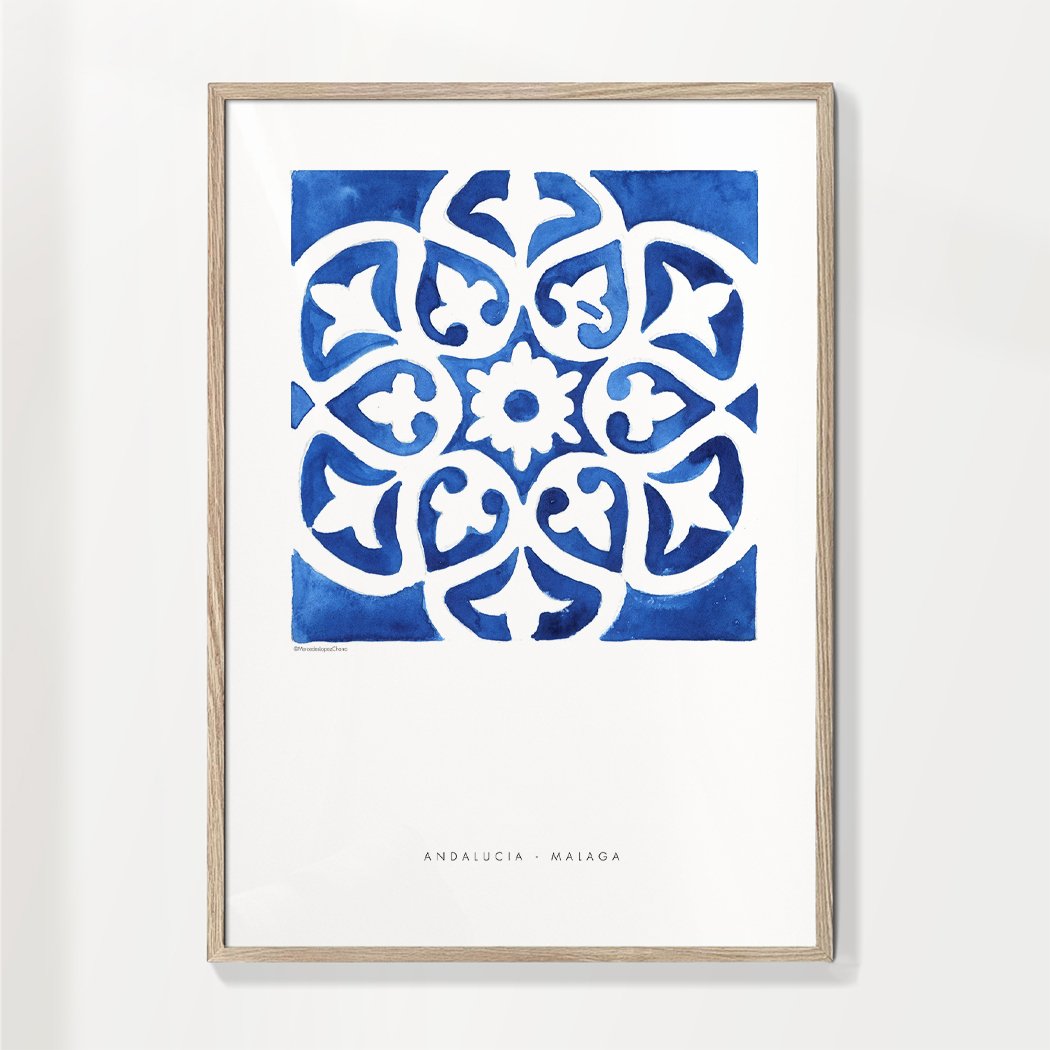 Fliese Malaga blau