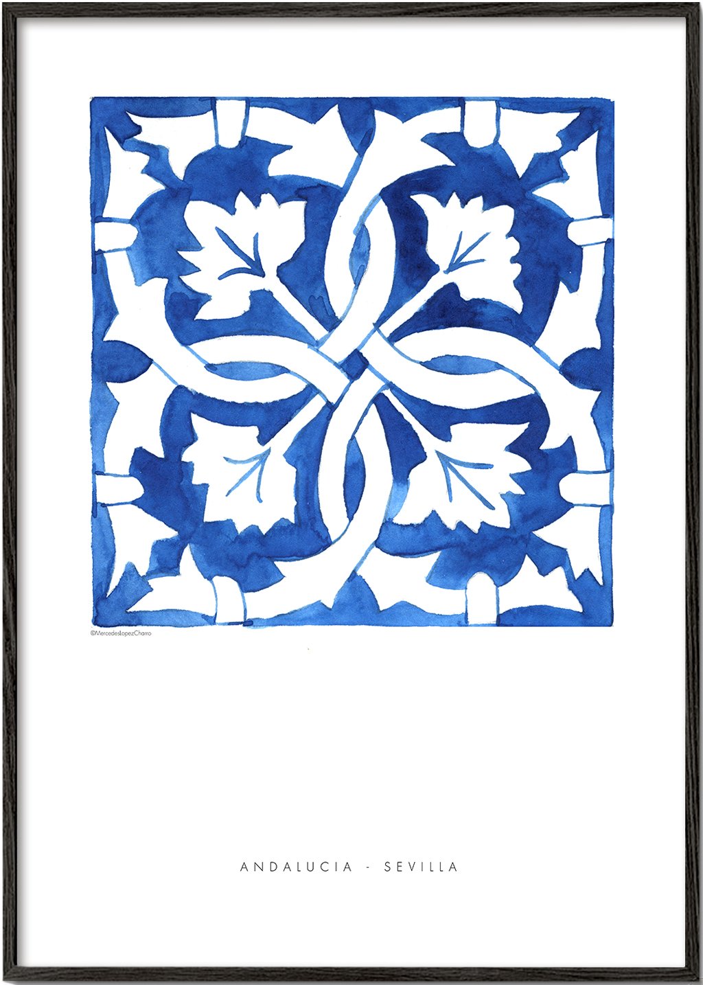 Fliese Sevilla blau