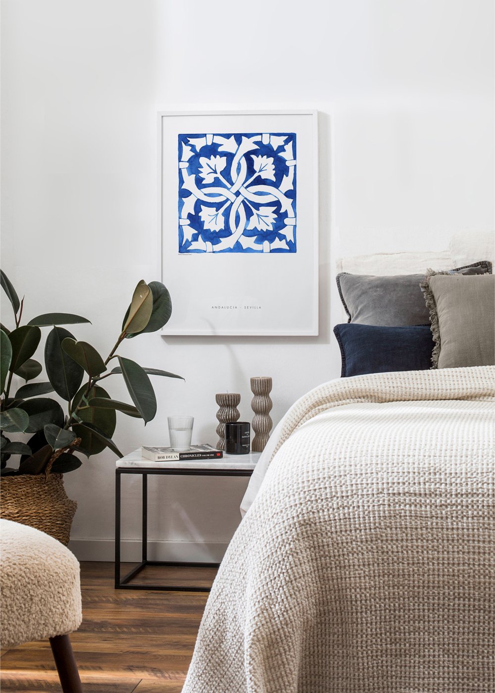 Fliese Sevilla blau