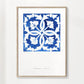 Fliese Sevilla blau