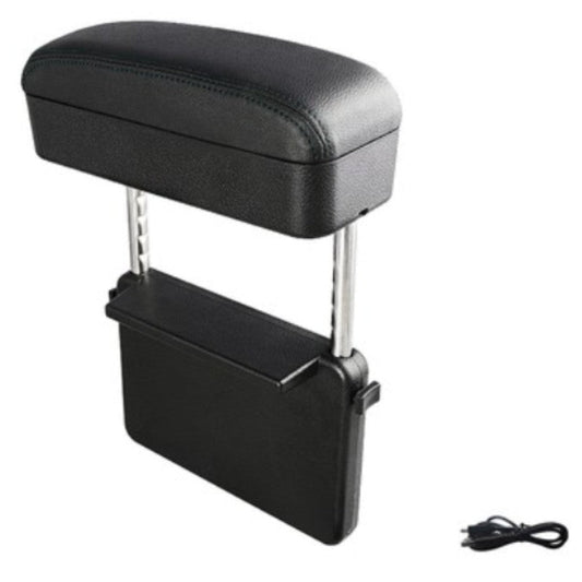 Frendorf | 3-in-1 Universelle Verstellbare Auto-Armlehnen-Aufbewahrungsbox, mit Armstütze, Kabellosem Laden & Gegenstandsaufbewahrung, für lange Fahrten (1STK)