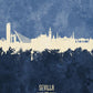 Sevilla Skyline Blau