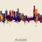 Melbourne Skyline beige