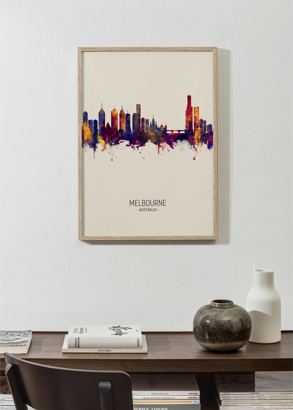 Melbourne Skyline beige