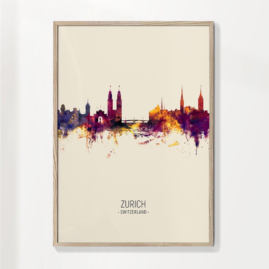 Zurich Skyline beige