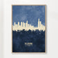 Melbourne Skyline blue