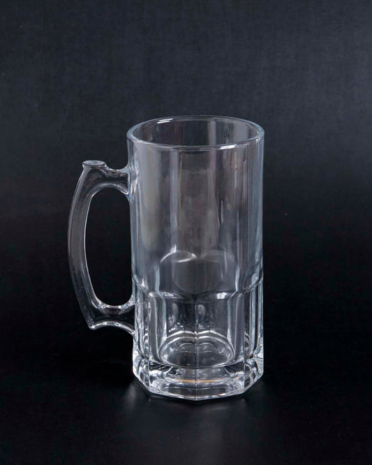 Riesen klares Glas Bierkrug