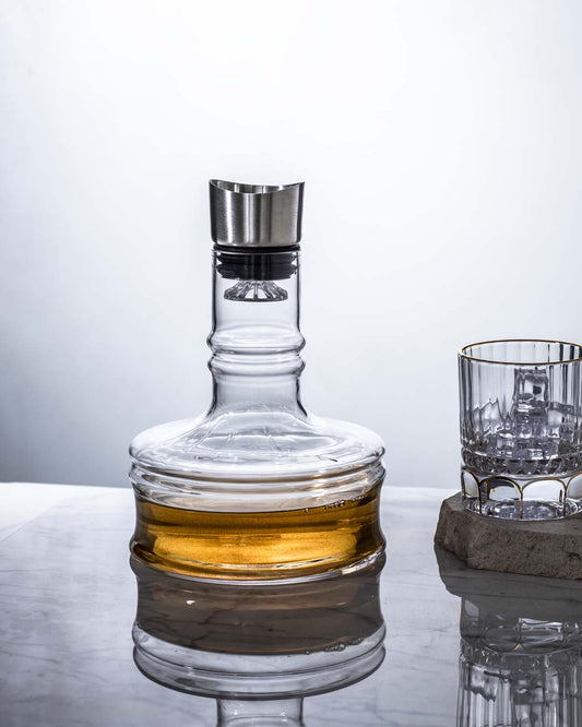 Frendorf | VinoFlow Wein Glas Dekanter | Eleganter Weinbelüfter | Perfekte Aromafreigabe für edle Tropfen