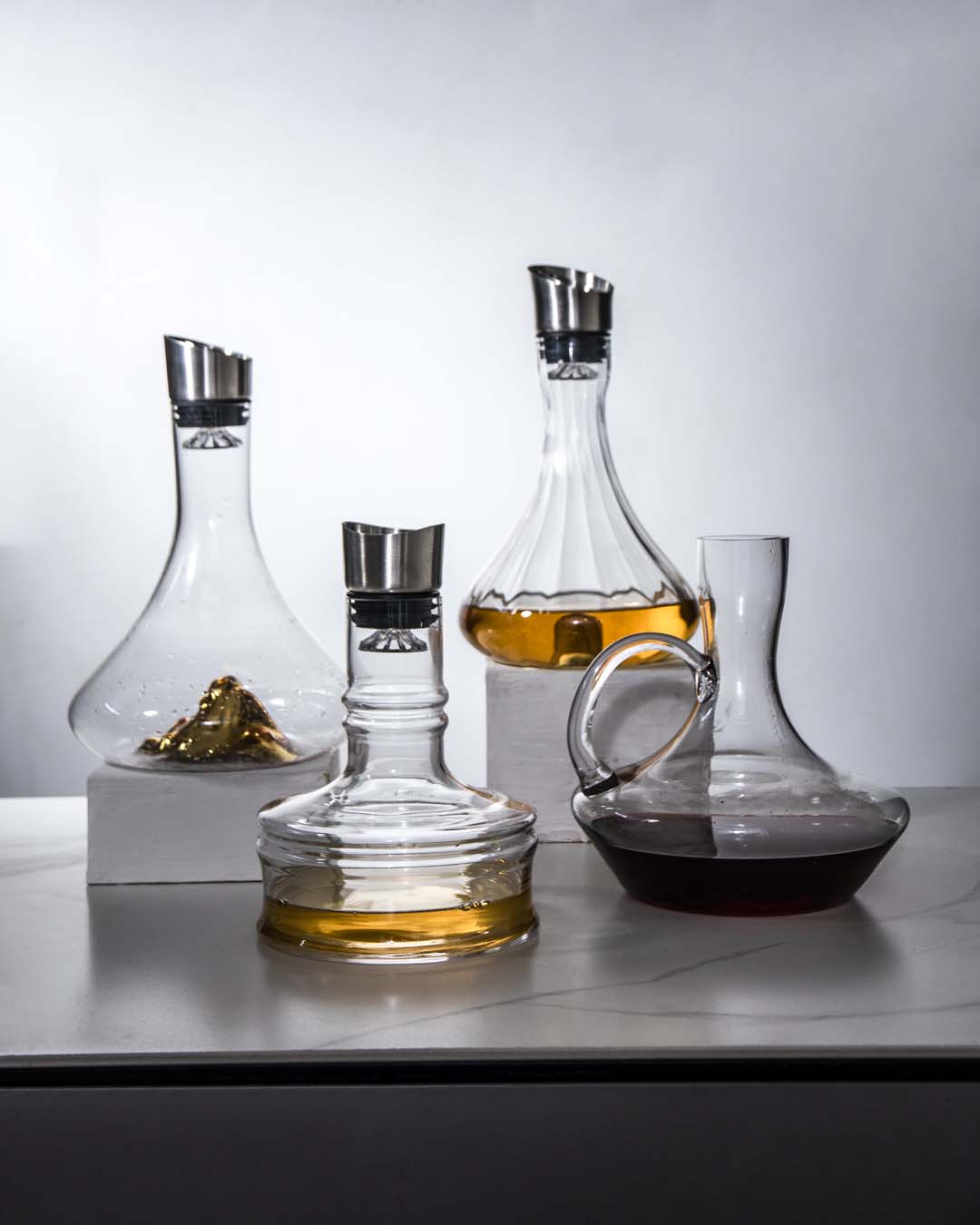 Frendorf | VinoFlow Wein Glas Dekanter | Eleganter Weinbelüfter | Perfekte Aromafreigabe für edle Tropfen