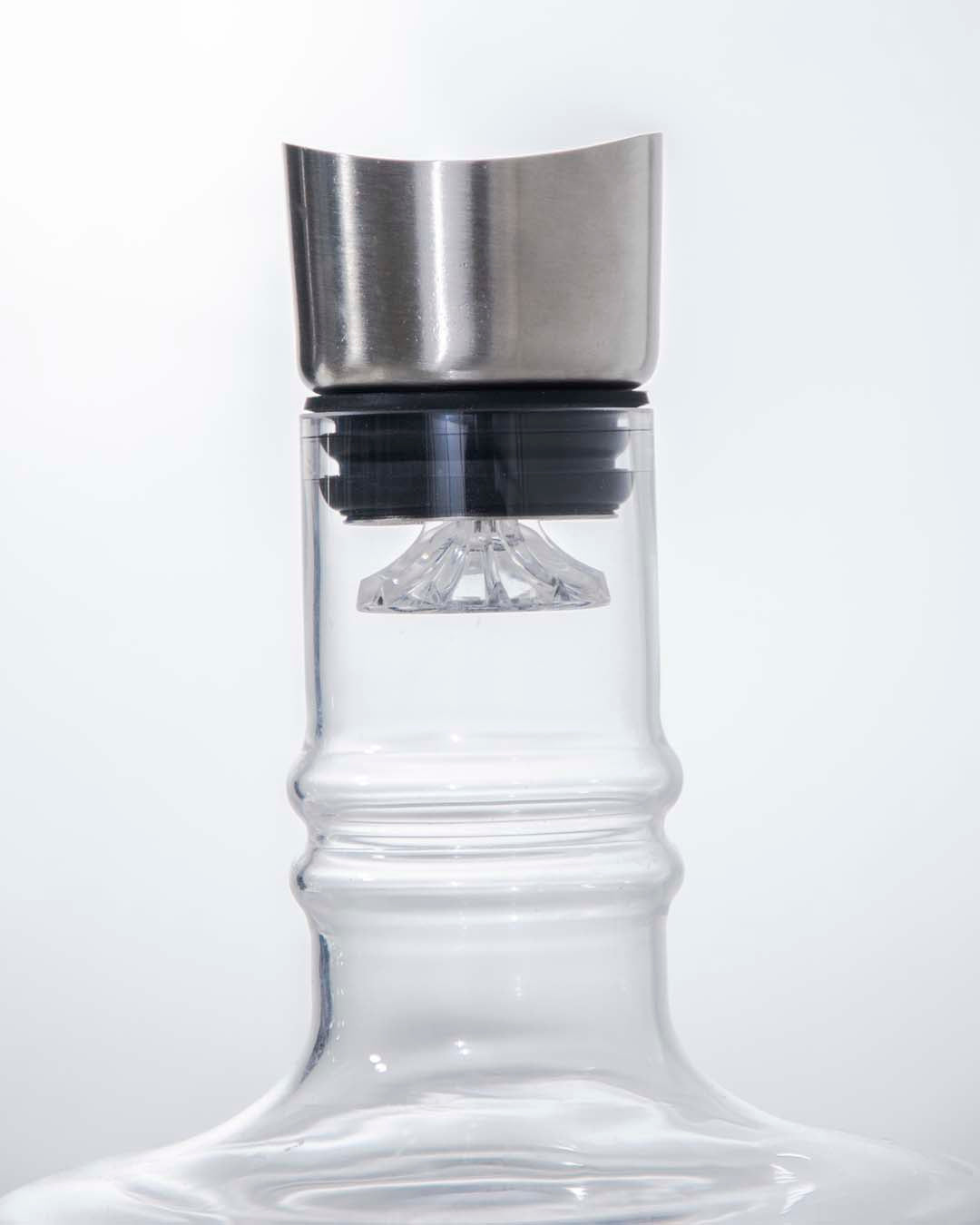Frendorf | VinoFlow Wein Glas Dekanter | Eleganter Weinbelüfter | Perfekte Aromafreigabe für edle Tropfen