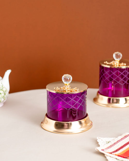 Frendorf | BerryGlass Ginkgo Glas mit Deckel – Groß | Stilvolles Vorratsglas | Hochwertige Aufbewahrungslösung