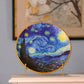 Frendorf | Noctivis 'Sternennacht' Dekoteller | Vincent van Gogh Ölgemälde | Hochwertiges Porzellan | 10 Zoll Wanddeko