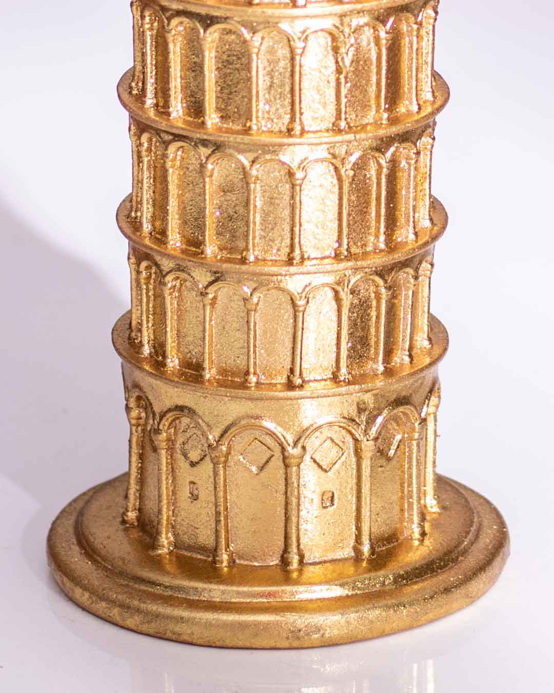 Frendorf | PisaCharm Vintage Skulptur des Schiefen Turms von Pisa | Dekorative Statue | Perfekt für Wohnzimmer & Büro