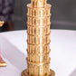 Frendorf | PisaCharm Vintage Skulptur des Schiefen Turms von Pisa | Dekorative Statue | Perfekt für Wohnzimmer & Büro