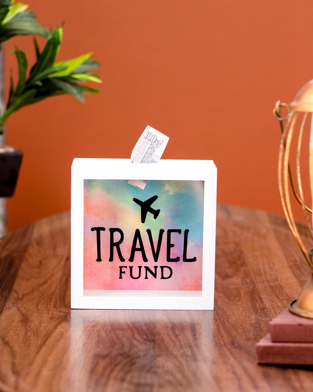 Frendorf | Fundivia Reise Sparbox | Dekorative Geldbank | Sparen für den nächsten Urlaub | Hochwertiges Design