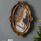 Frendorf | Antikes Gold Ovaler Bilderrahmen