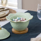 Frendorf | Zelovara Wellenrand Süßigkeiten-Glas | Buffet-Design | Hochwertiges Glas | Ideal für Süßigkeiten, Snacks und Dekoration