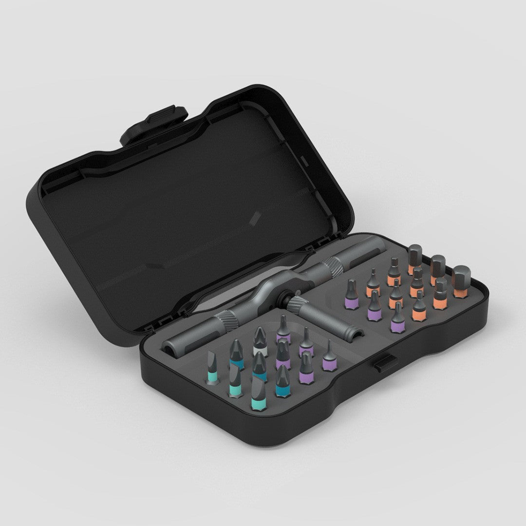 Frendorf | 24-in-1 Multifunktions-Ratschenschraubendreher Set, mit Legierungsbits & Magnetadsorption, für professionelle Nutzung, Zuhause, Arbeit, DIY & mehr