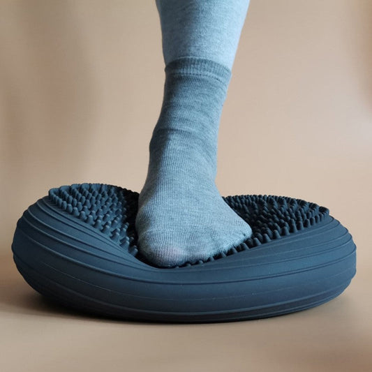 Frendorf | Aufblasbare Balance-Scheibe mit Pumpe, für Balance-/Stabilitätstraining, Verbesserung der Sitzhaltung & Rumpfstabilität, Linderung von Rückenschmerzen